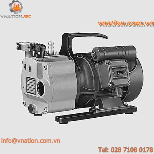 rotary vane vacuum pump / lubricated / single-stage / oil-sealed