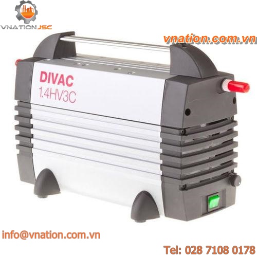 diaphragm vacuum pump / dry / three-stage / industrial