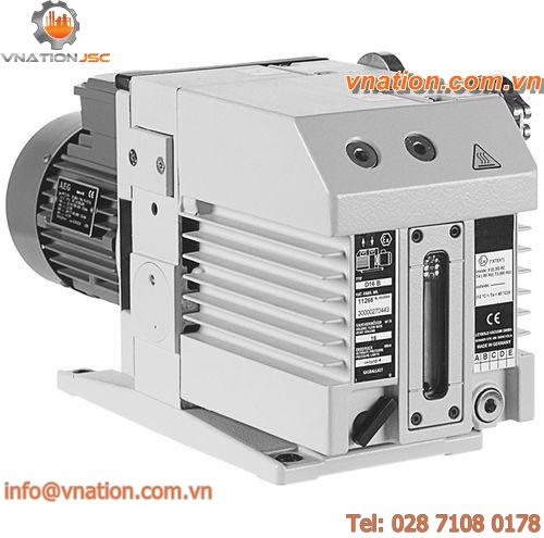 rotary vane vacuum pump / lubricated / two-stage / oil-sealed