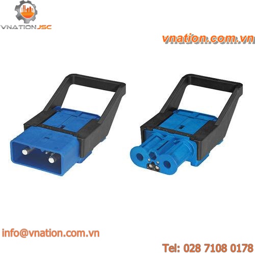 electric connector / rectangular / screw / high-current