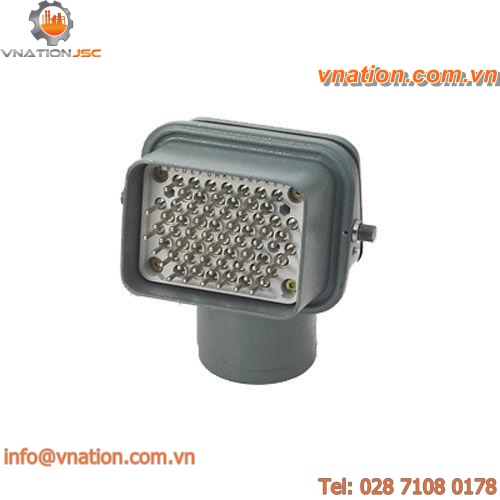 electric connector / rectangular / multipolar / rugged