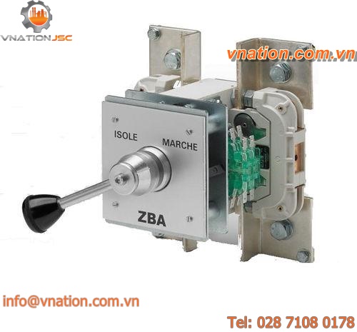 medium-voltage disconnect switch / DC / safety / for railway applications