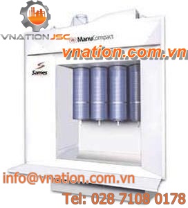 filter powder coating booth