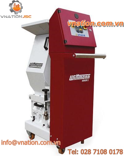 horizontal plastic granulator / mobile