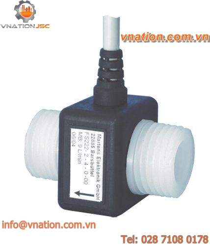 turbine flow sensor / for liquids / precision