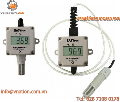 temperature data-logger / humidity / programmable / USB