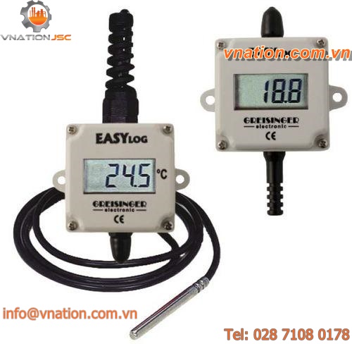 temperature data-logger / programmable / RS-232C / with LCD display