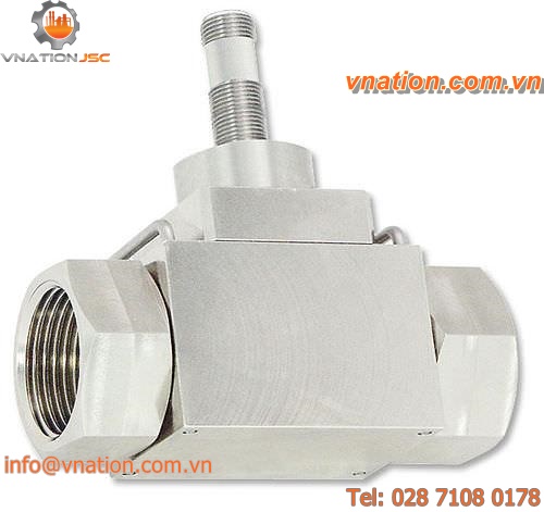 vortex flow meter / for liquids / precision