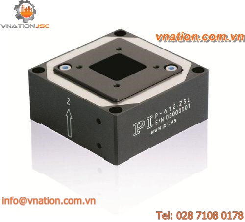 Z-axis nanopositioning stage / 1-axis / frictionless guided / compact