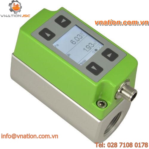 mass flow meter / thermal / for air / in-line