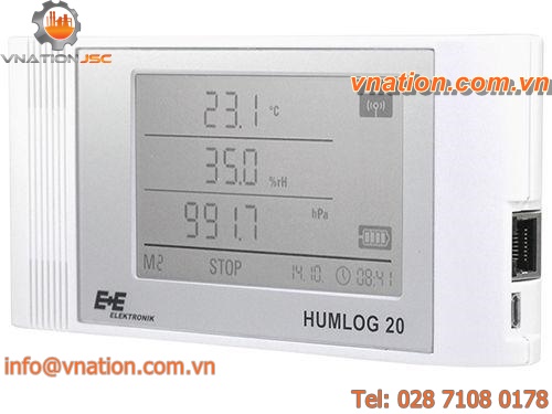 temperature data-logger / humidity / CO2 / multifunction