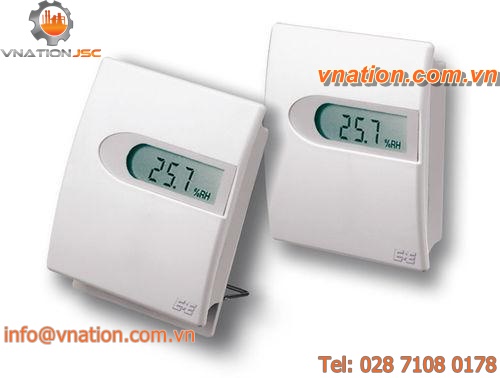 digital thermo-hygrometer / wall-mounted / relative humidity / temperature
