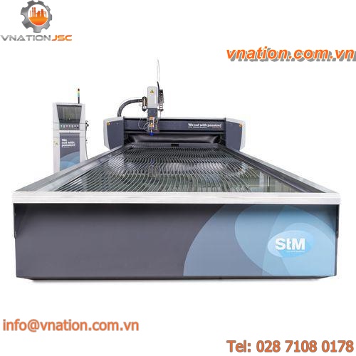 CNC cutting machine / abrasive water-jet / high-speed / high-performance