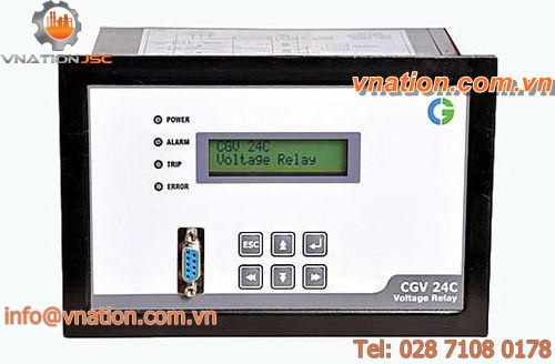 under-voltage protection relay / over-voltage / digital / programmable