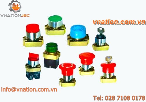 robust push-button switch / illuminated