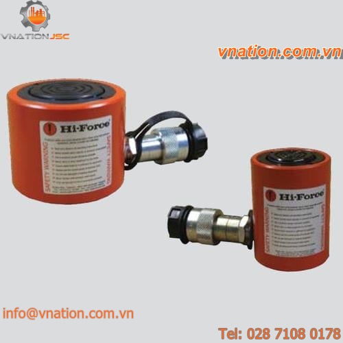 hydraulic cylinder / single-acting / compact / for construction equipment