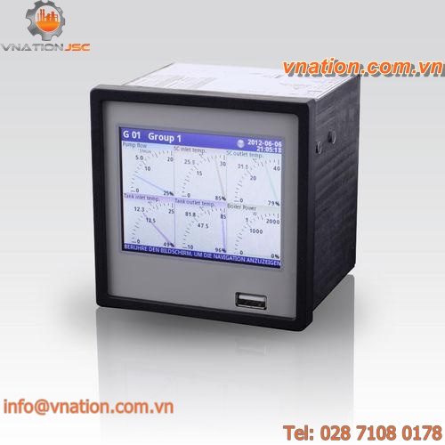 universal data-logger / multi-channel / USB / with LCD graphic display