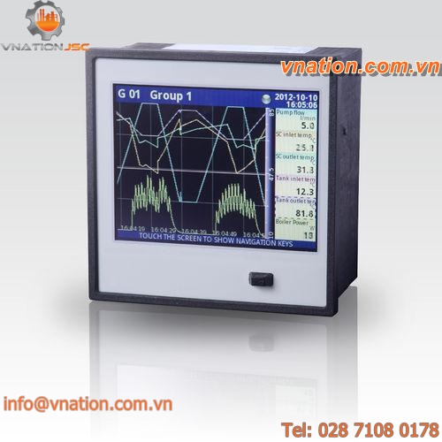 universal data-logger / multi-channel / Ethernet / with LCD graphic display