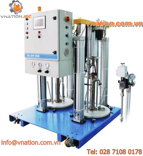 silicone resin-based mixer-dispenser / volumetric