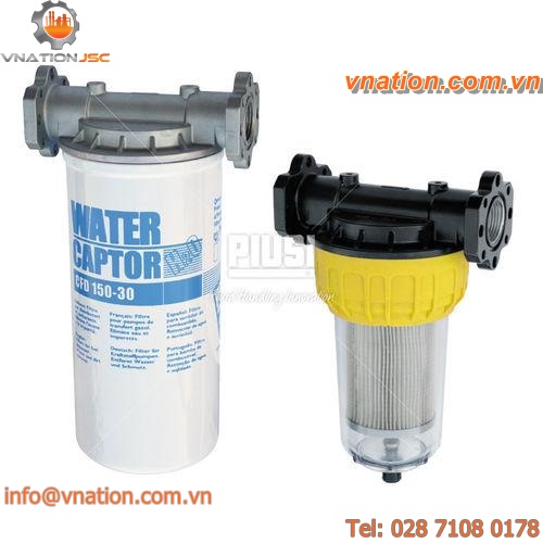 water filter / cartridge / diesel / for the separation