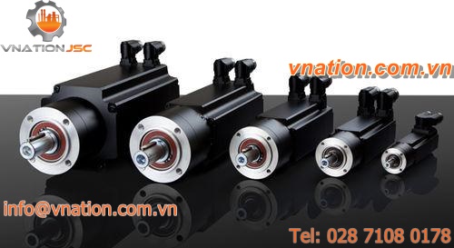 coaxial servo-gearmotor / planetary / flange-mount / low-noise