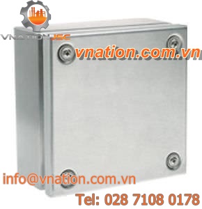 wall-mount enclosure / IP66 / stainless steel / custom