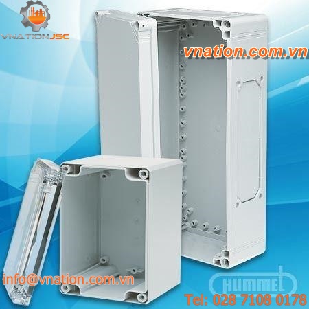 IP67 enclosure / IP66 / polycarbonate / screw cover