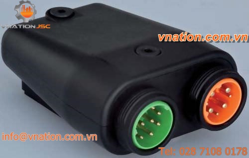 electric connector / rectangular / plug-in / M16