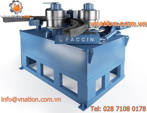 hydraulic bending machine / pipe / profile / double pinch