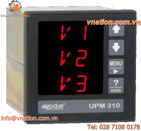 power measuring device / DIN 96x96 / panel-mount / cutting edge