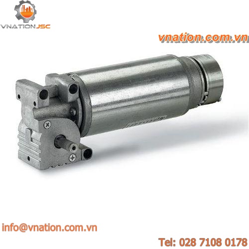 permanent magnet electric gearmotor / DC / right-angle / worm