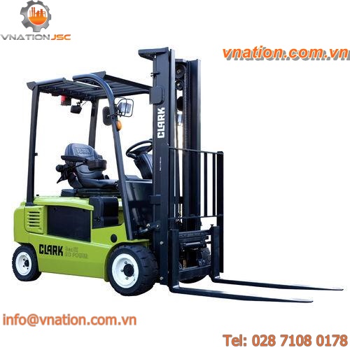 electric forklift / ride-on / exterior / 4-wheel