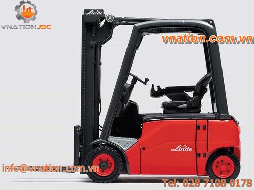 electric forklift / ride-on / narrow-aisle / counterbalanced