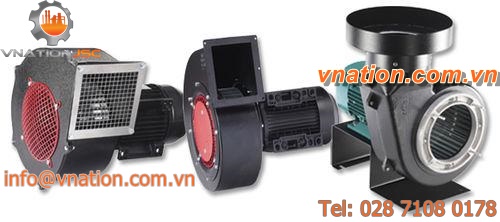 centrifugal fan / extraction / drying / with forward-curved blades