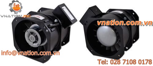 axial fan / cooling / with external rotor / with airfoil blades