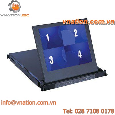 LCD monitor / 1440 x 900 / rack-mount / dust-proof