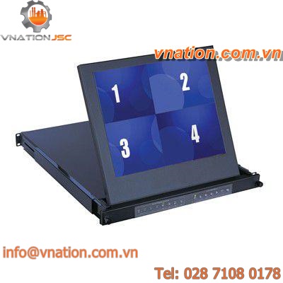 LCD monitor / 1280 x 1024 / rack-mount / dust-proof