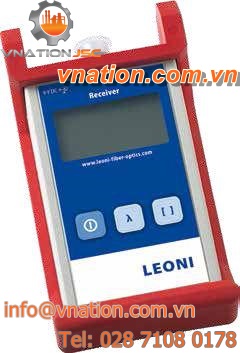 power measuring device / portable / fiber optic