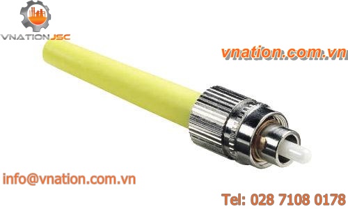 fiber optic connector / straight / FC type