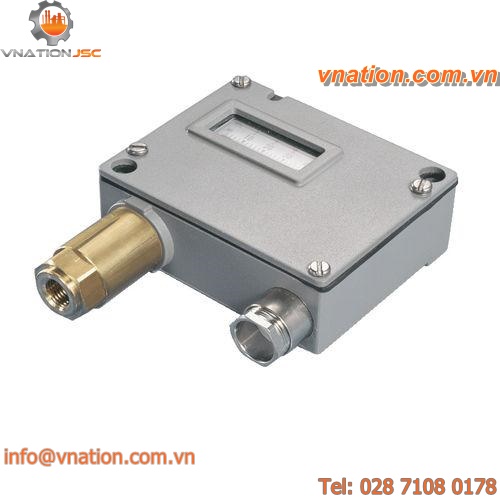 bellows pressure switch / rugged / IP65 / for hydraulic applications