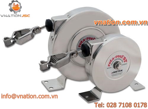 grounding reel / automatic / fixed / stainless steel