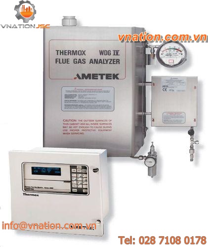 gas analyzer / oxygen / temperature / RS485