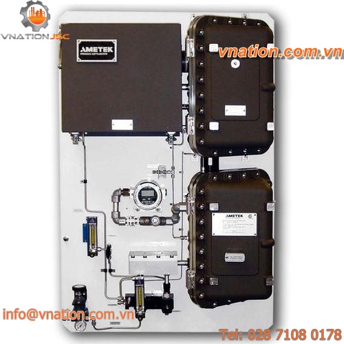 gas analyzer / hydrogen / thermal conductivity / for integration
