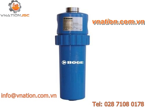 cyclone separator / for compressed air / for pneumatic conveying