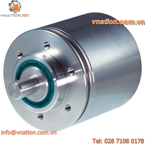 single-turn rotary encoder / absolute / solid-shaft / IP67