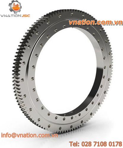 external-toothed slewing ring / ball / angular-contact