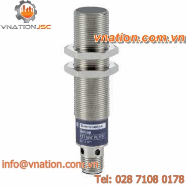 capacitive proximity sensor / cylindrical / IP69