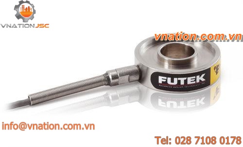 compression load cell / through-hole / donut-shaped