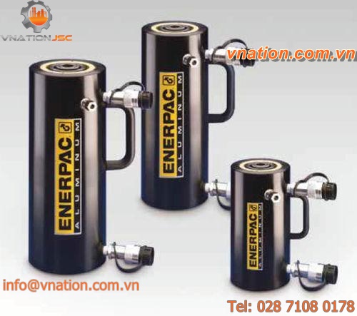 hydraulic cylinder / double-acting / steel / aluminum