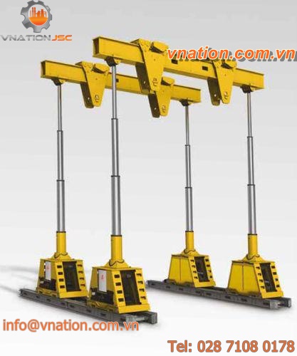 hydraulic gantry crane / overhead / self-propelled